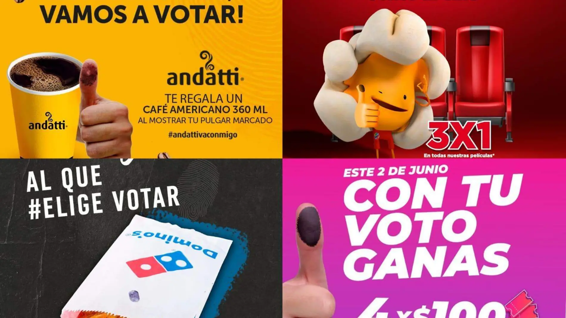 Promociones para el día de las elecciones 2024